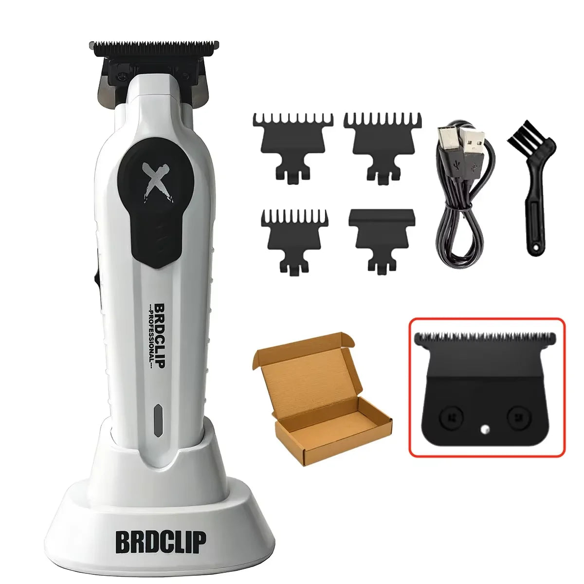 New 2025 BRDCLIP FA1T Green Professional Hair Trimmer .
