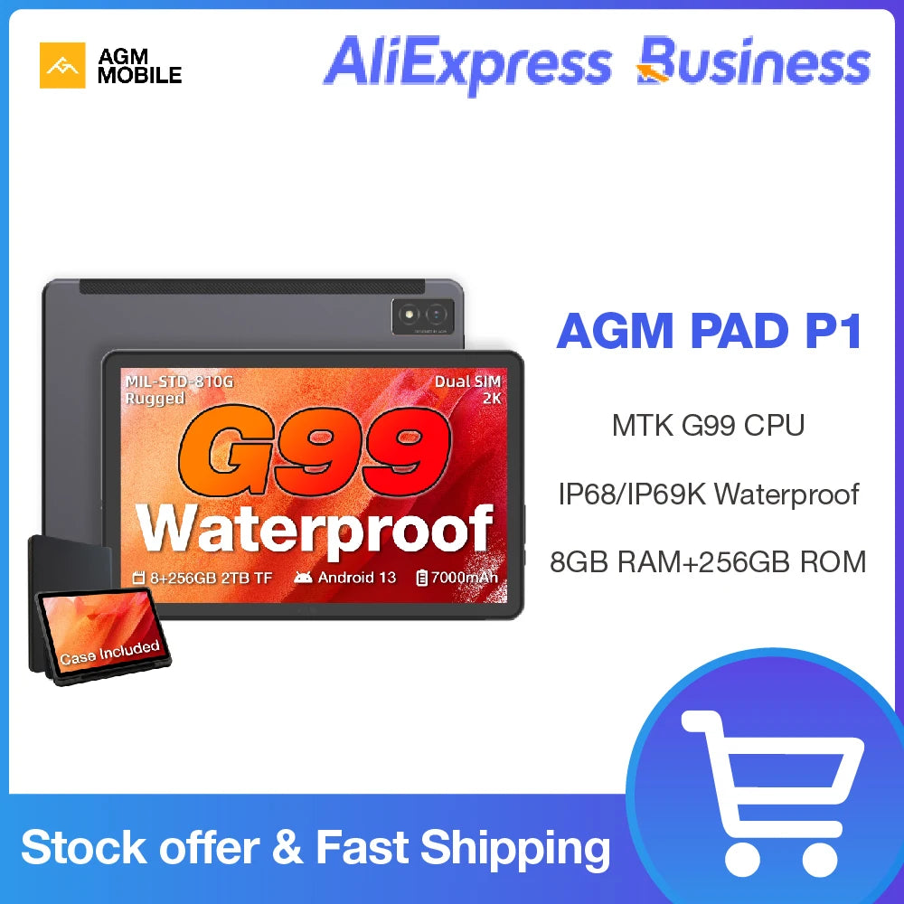 Waterproof Tablet Android .