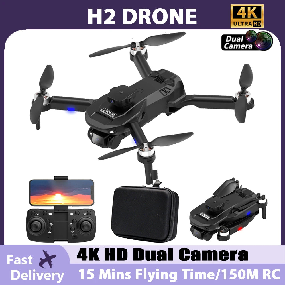 New Drone H2 Mini 4K Profesional .