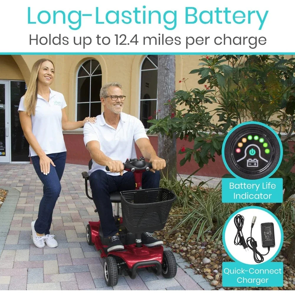 4 Wheel Mobility Scooter, Adults, Elderly -