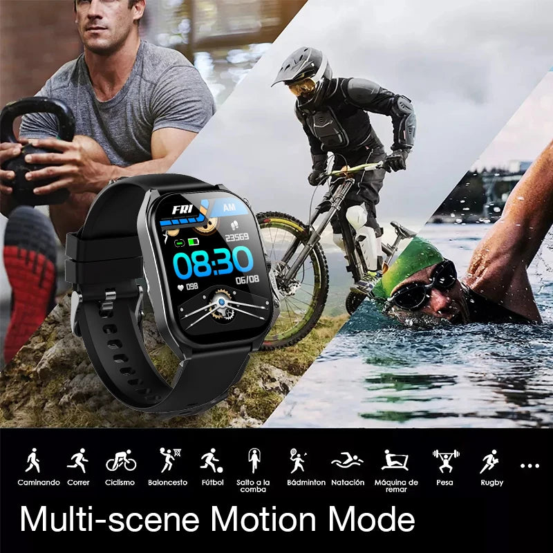 Curved Screen Smartwatch Men Call Sports Waterproof .