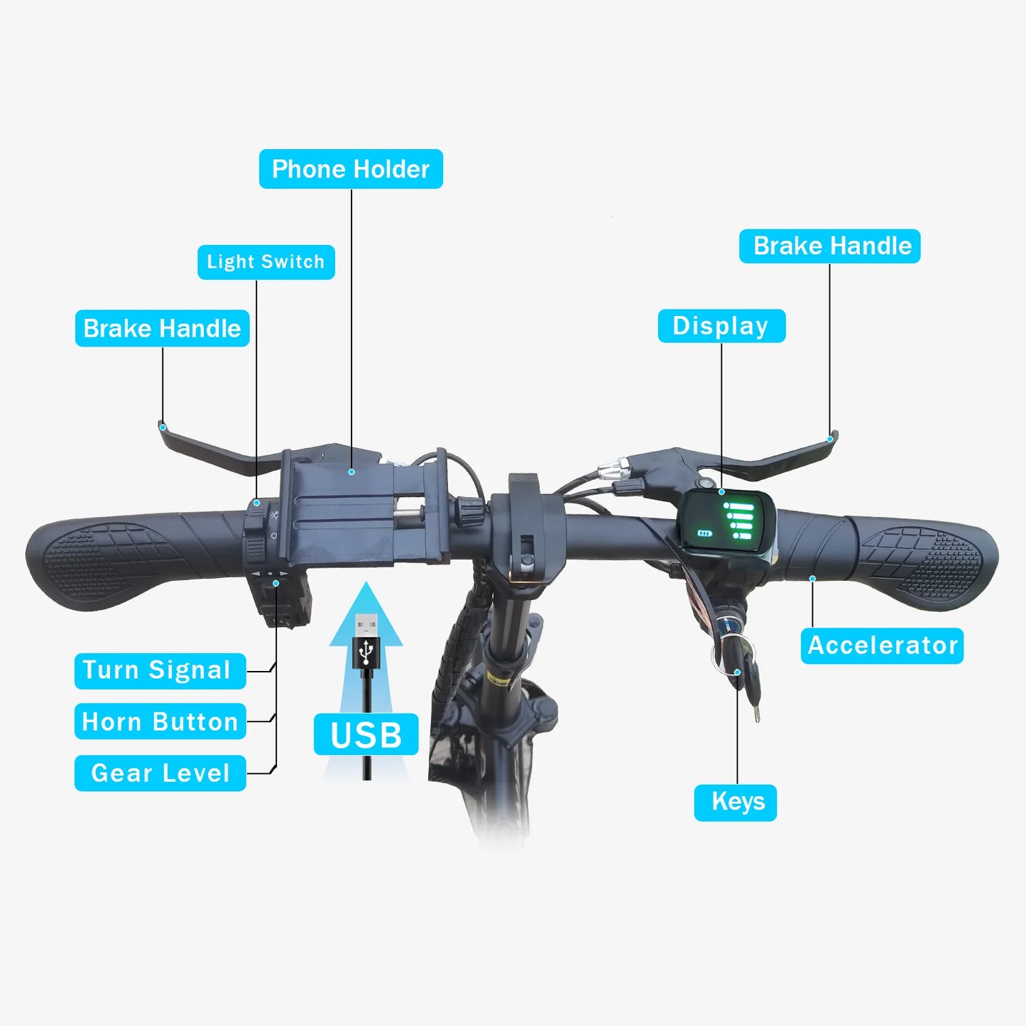 Adult electric Folding Bicycle .