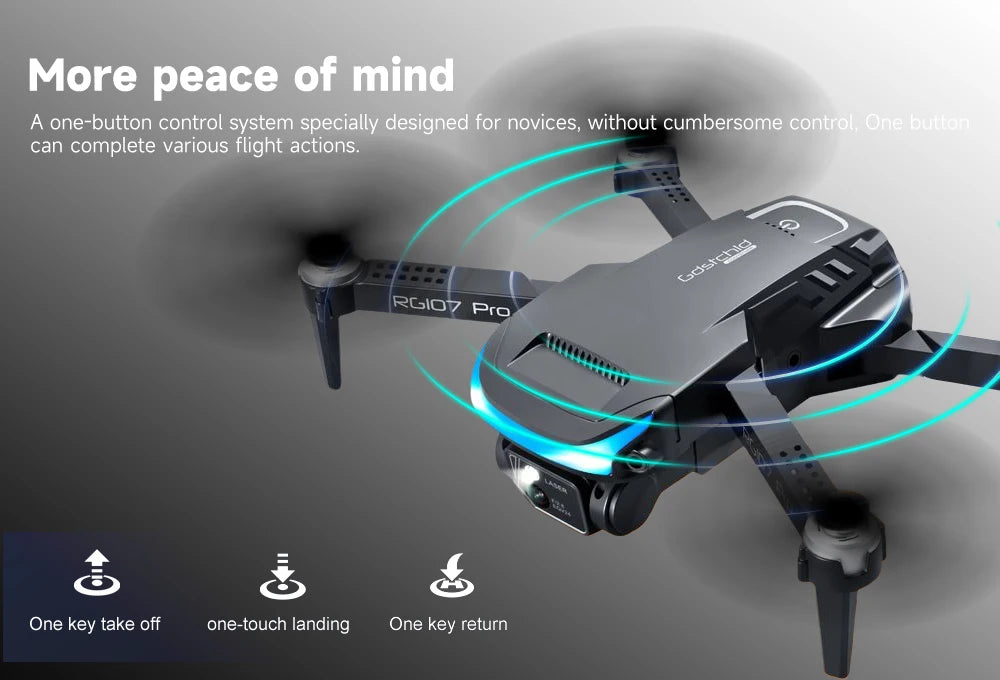 Mini Drone 4k Professional with Camera Intelligent Obstacle Avoidance Drone Profesional 4K Camera RC Quadcopter Dron Toys