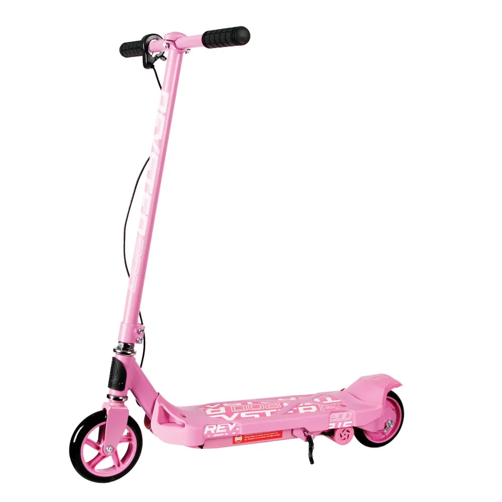 Kids 2-in-1 Electric & Kick Scooter, Ages 8+Rear Brake.