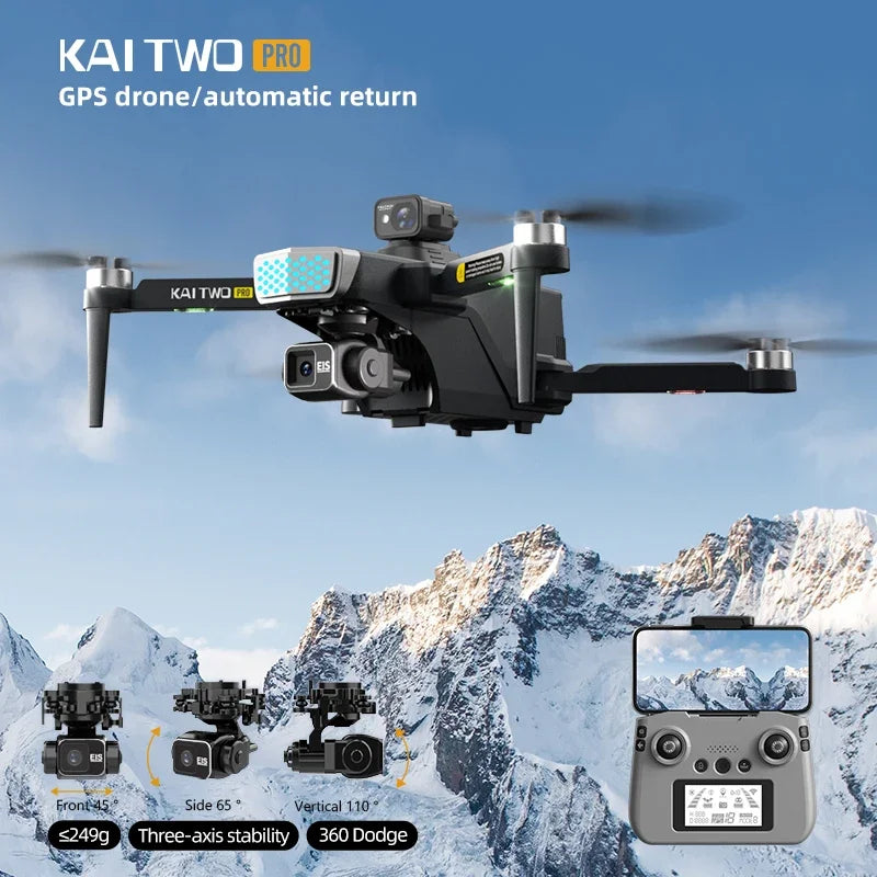 KAI TWO Pro GPS Drone 8K HD Camera.