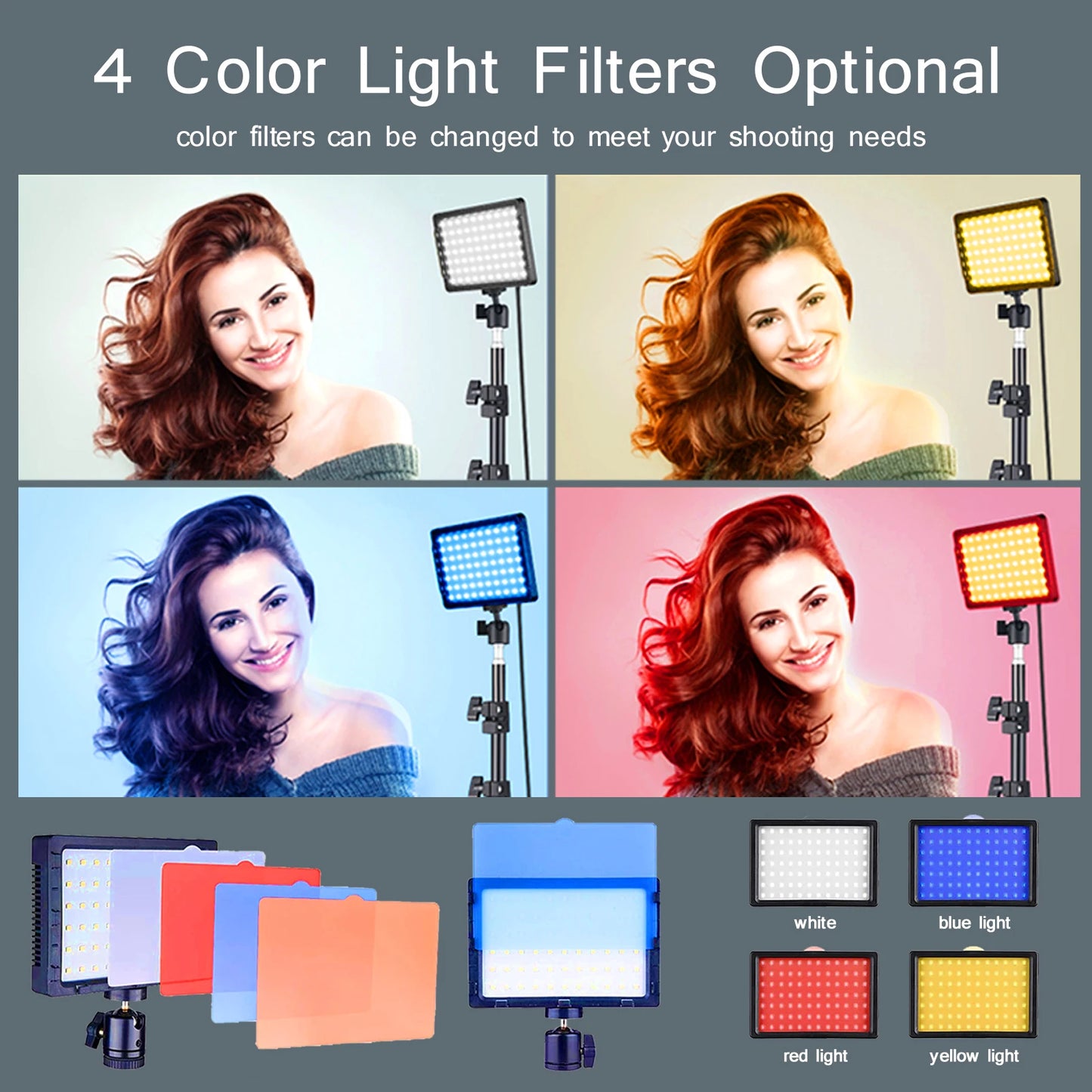 LED Photography Video Light Panel .