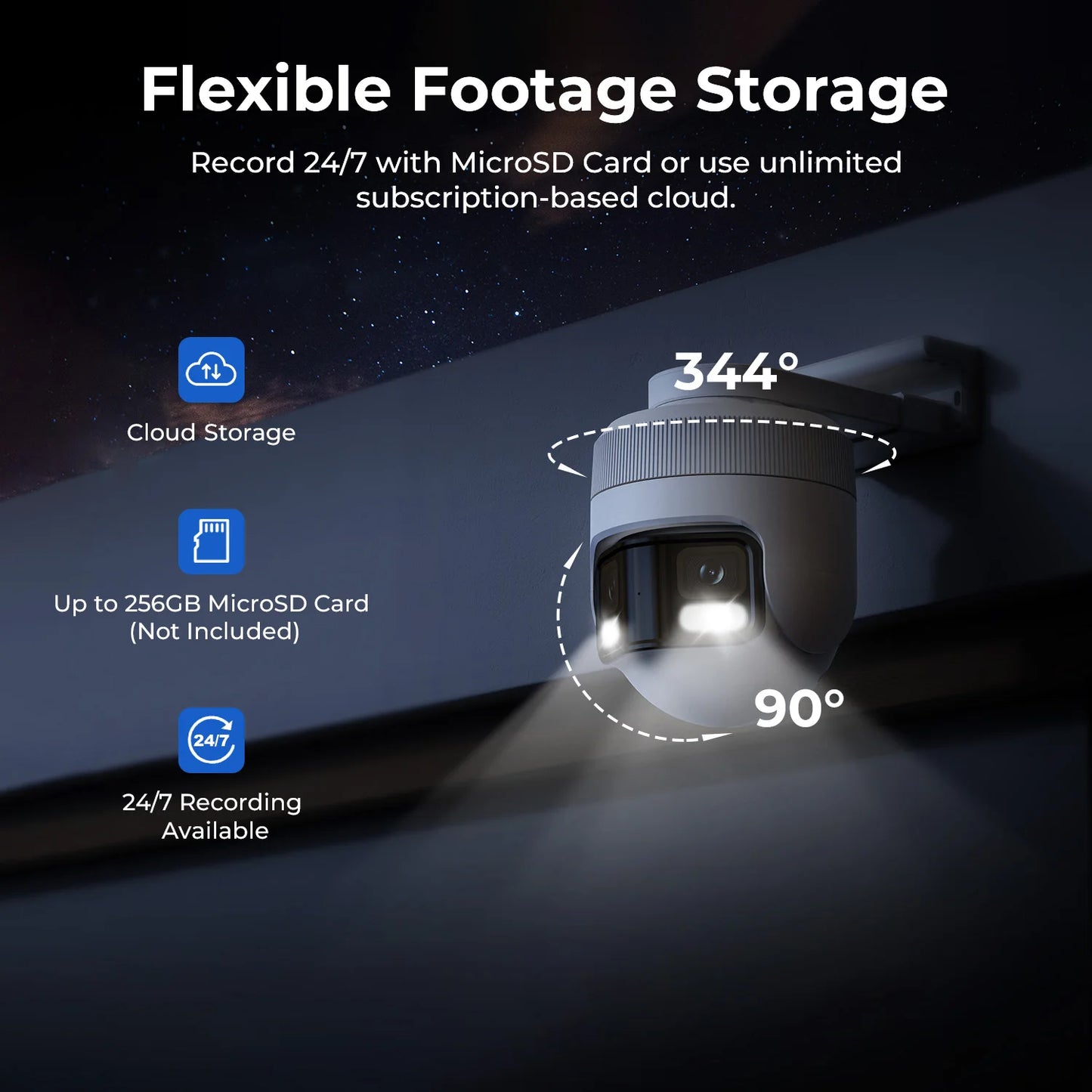 IMILAB New 3.5K 180° Panorama Outdoor Camera.