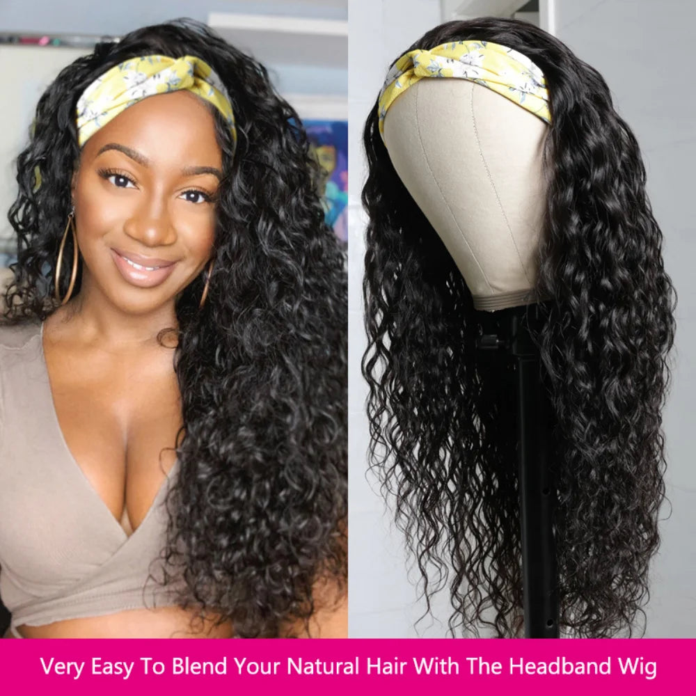 Beautyforever Headband Wigs Human Hair .