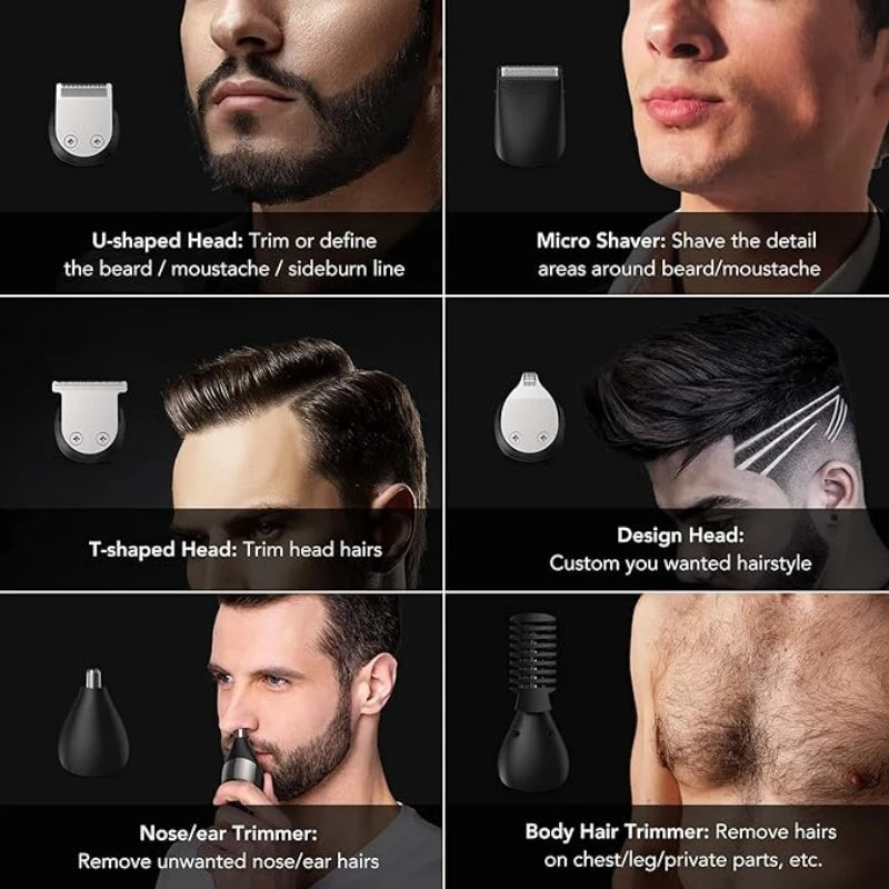 Hair clipper Electric Beard Trimmer for Men .