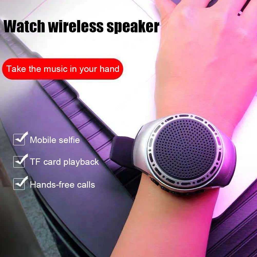 Watch Bluetooth Speaker With FM Radio Portable .