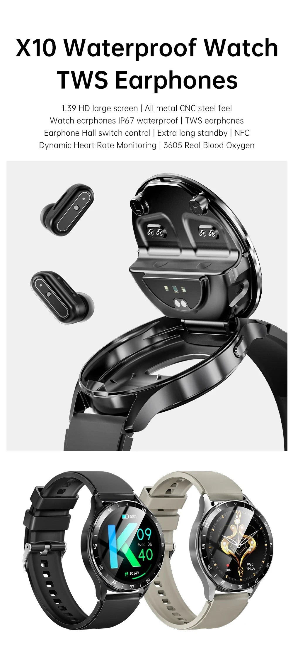 Gejian New Men's Smart Watch .