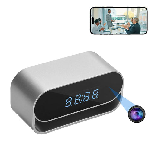 4K HD Camera Clock - Covert Surveillance .