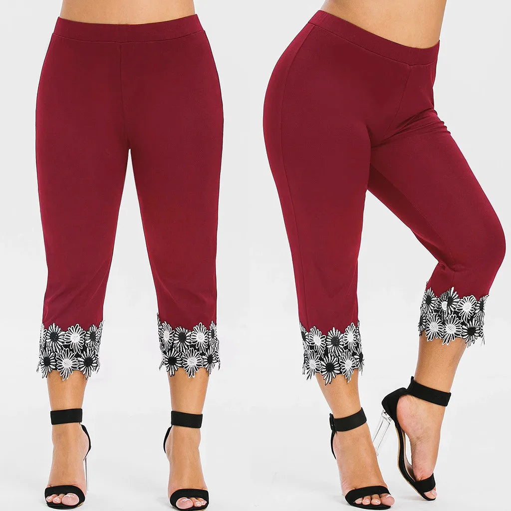 Fashion Women Leggings Casual Trousers .