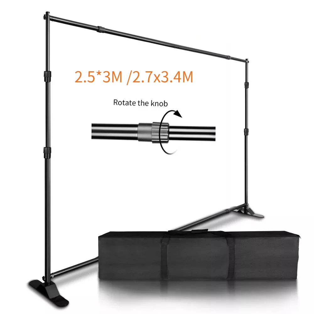 Double-Crossbar Photography Backdrop Frame  .