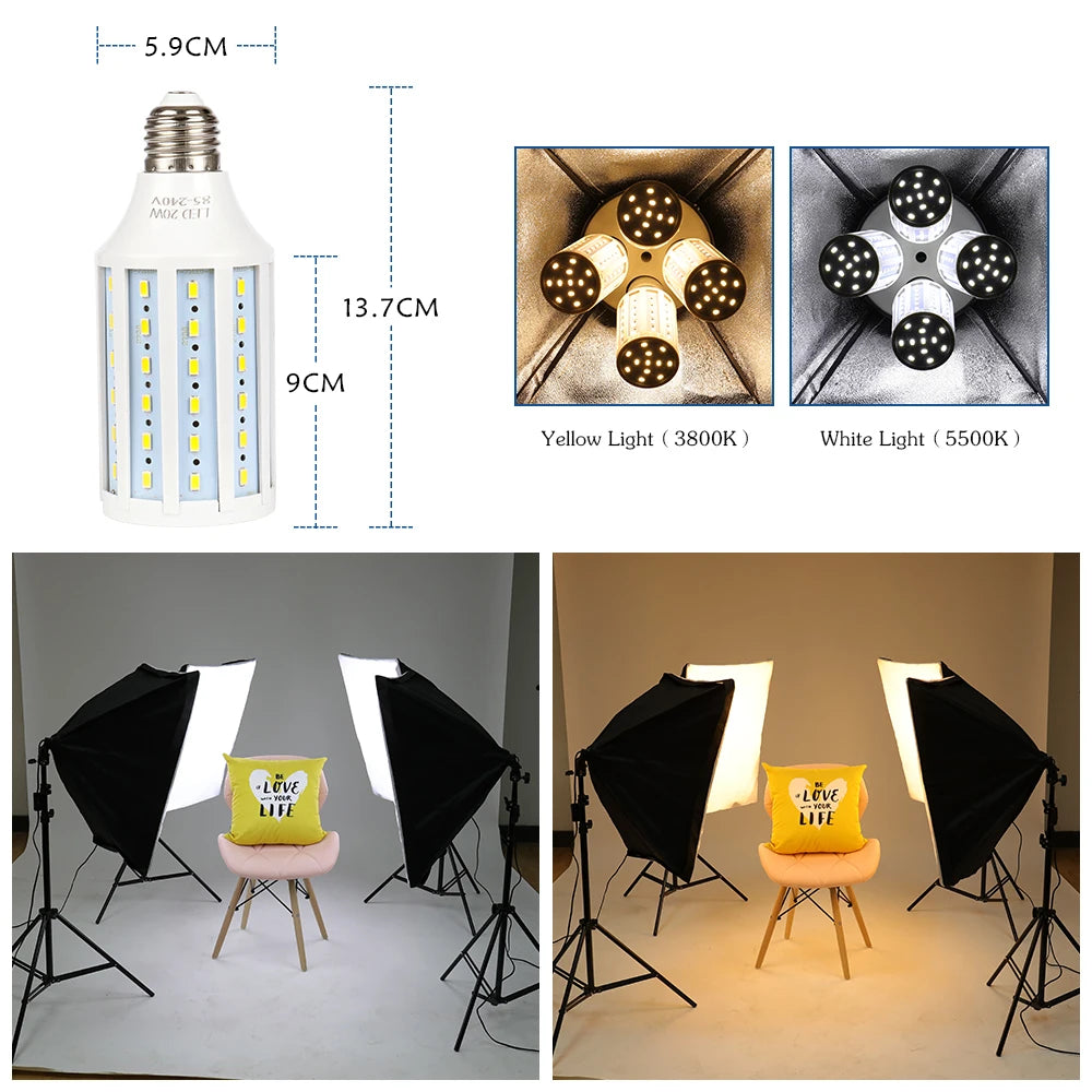 Photography Four Lamp Holders Lighting Kit With Photographic .