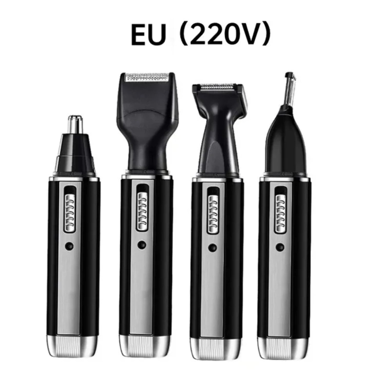 versatile 4-in-1 compact nose hair trimmer for men -