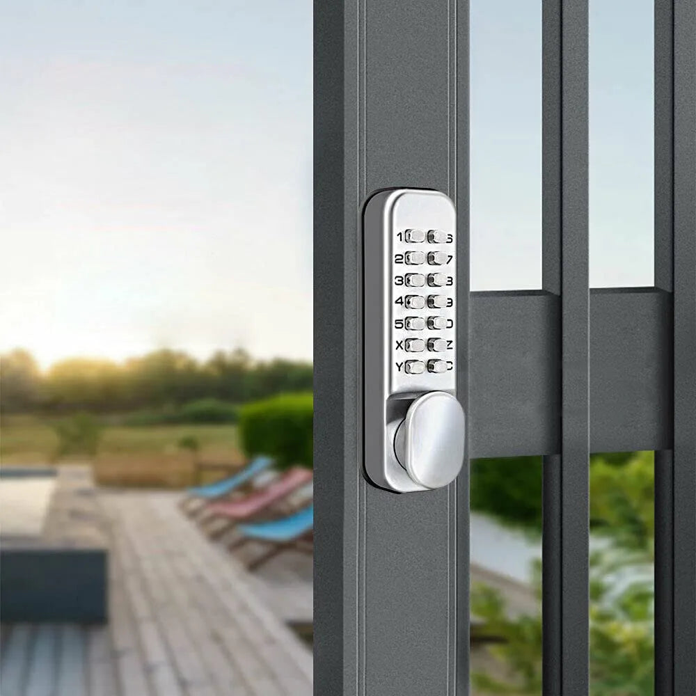 Keyless Mechanical Door Lock Knob Keypad Security.