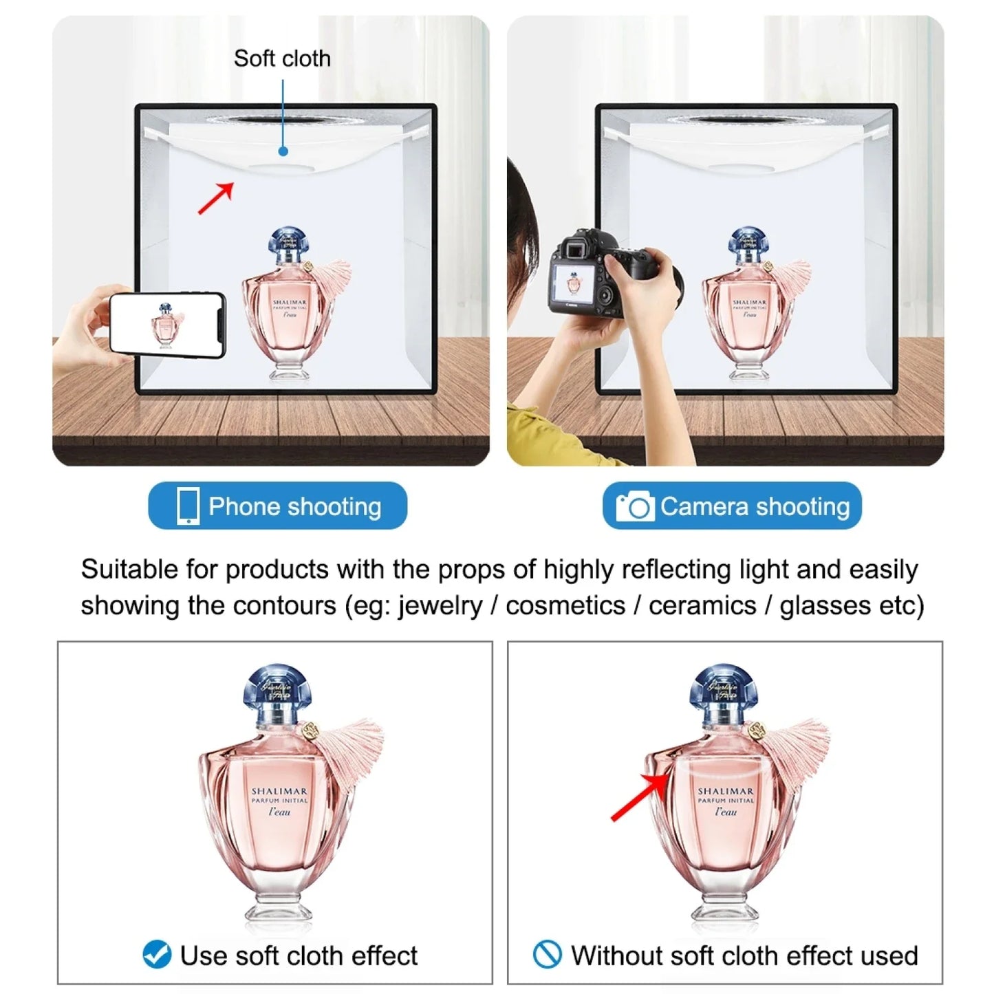 Mini Photo Studio Light Box,Portable .