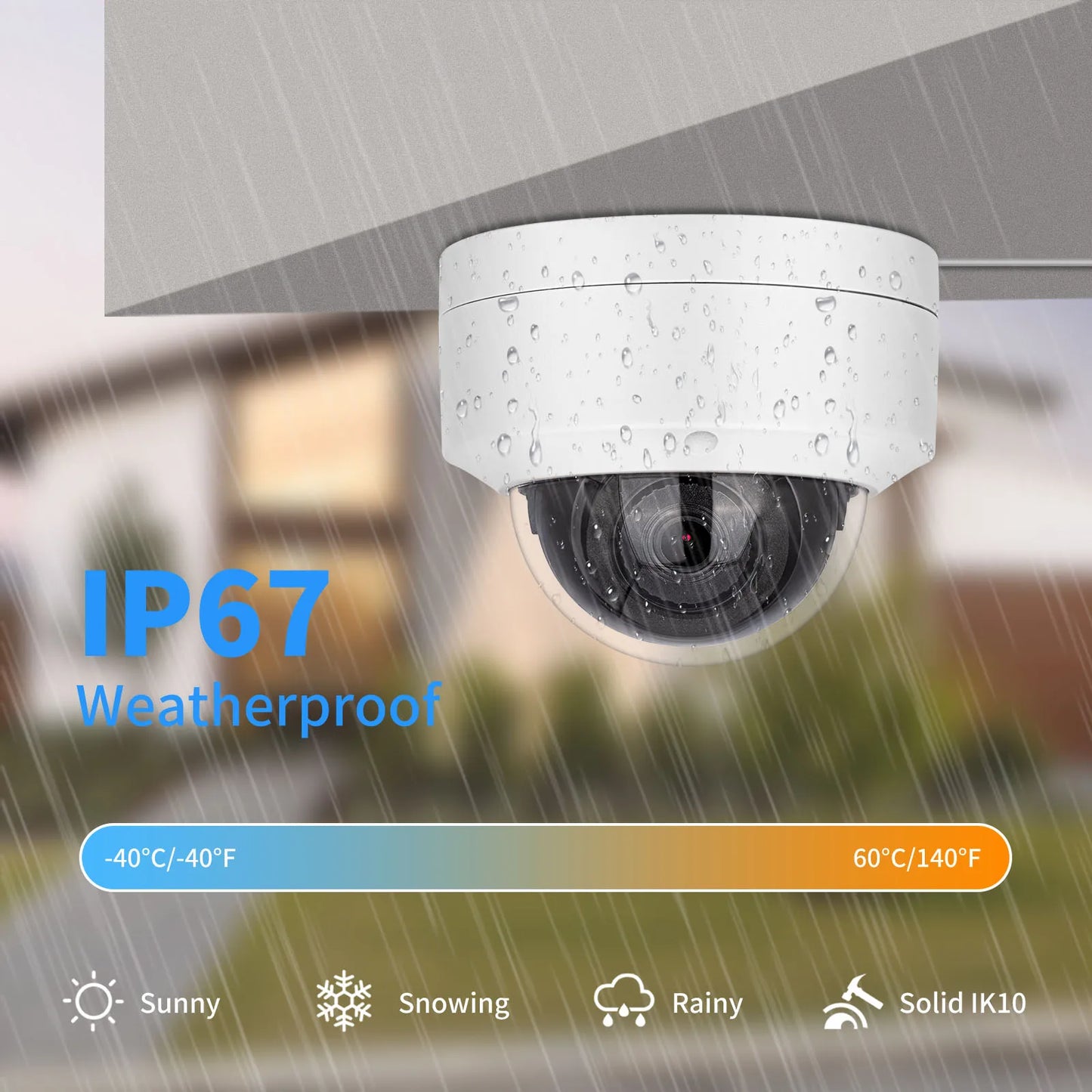 Vikylin 4K mini Dome IR night vision IP Camera .