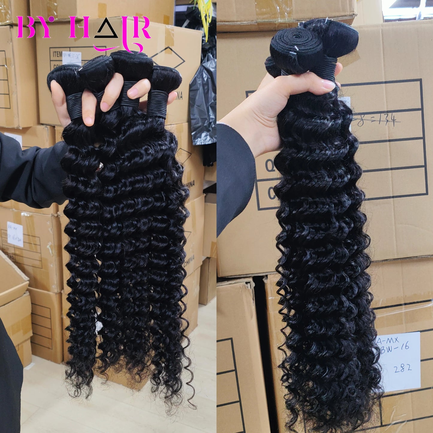 Deep Wave Bundles 100% Human Hair .