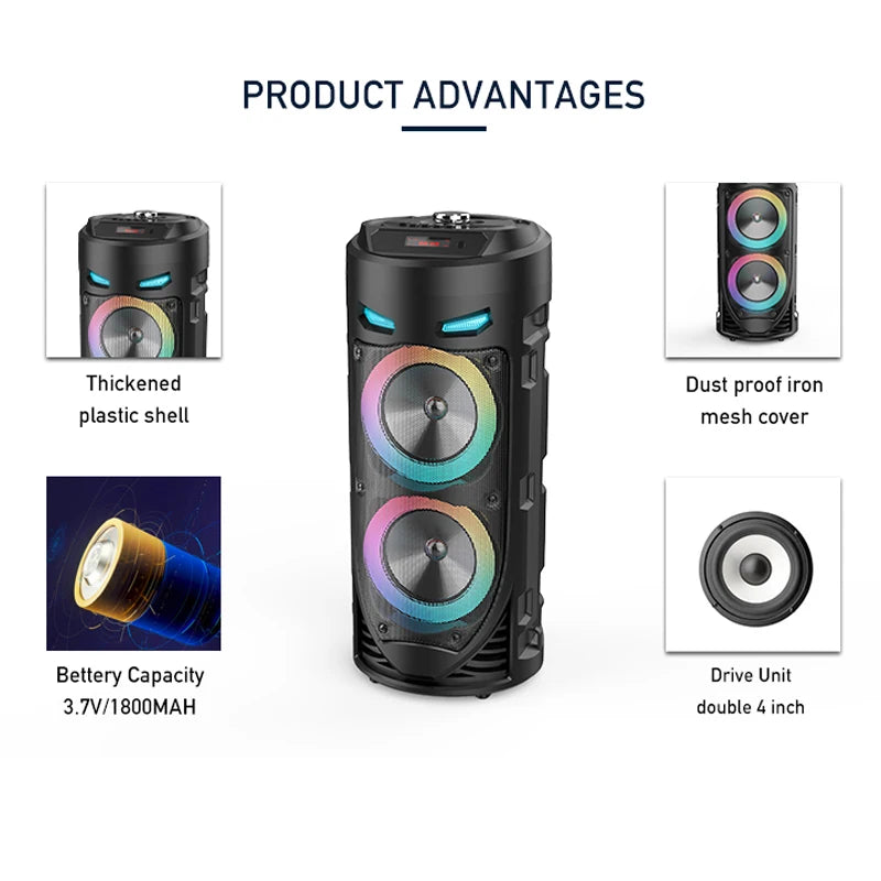 New 30W Portable Bluetooth Speaker .