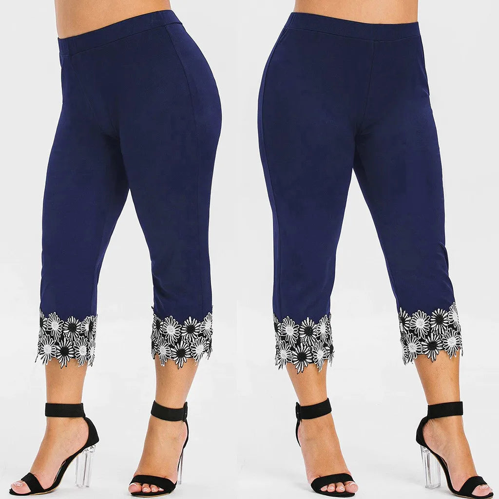 Fashion Women Leggings Casual Trousers .