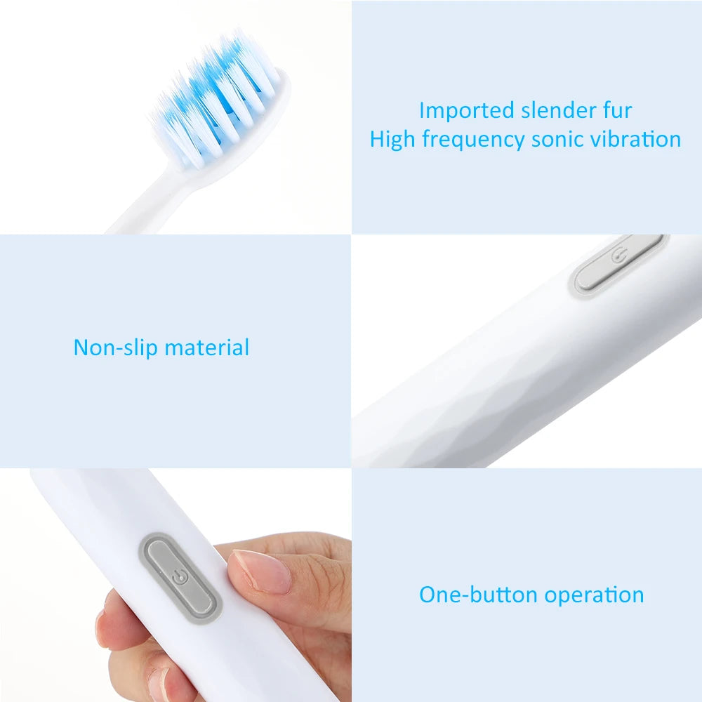 Newest Sonic Electric Toothbrush Rechargeable for Adults IPX7 Waterproof .