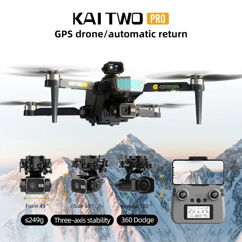 KAI TWO Pro GPS Drone 8K HD Camera.