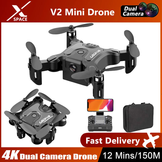 i Foldable Drone V2 Wifi Helicopter For Kids Gifts