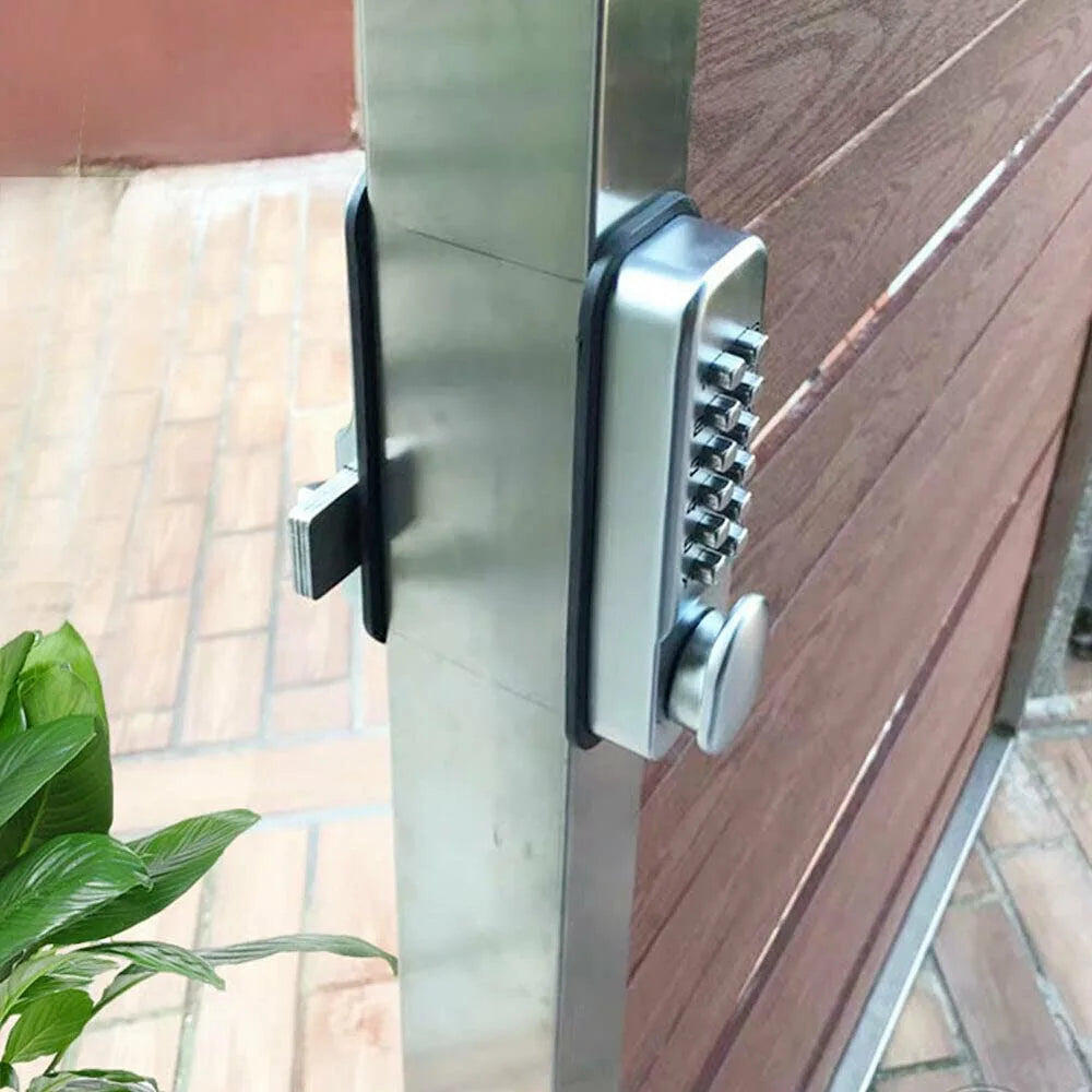 Keyless Mechanical Door Lock Knob Keypad Security.