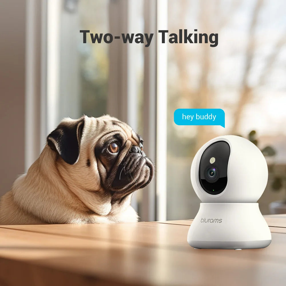 blurams Pet Camera 2K, 360° Indoor Security Camera,