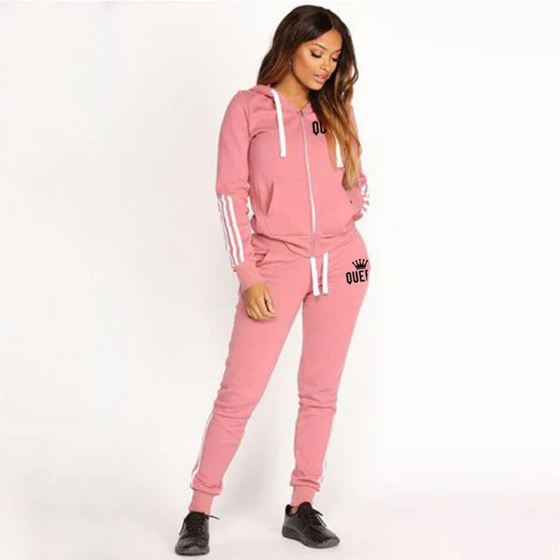 Womens Outfit Fashion 2 Pieces Jogging Clothing