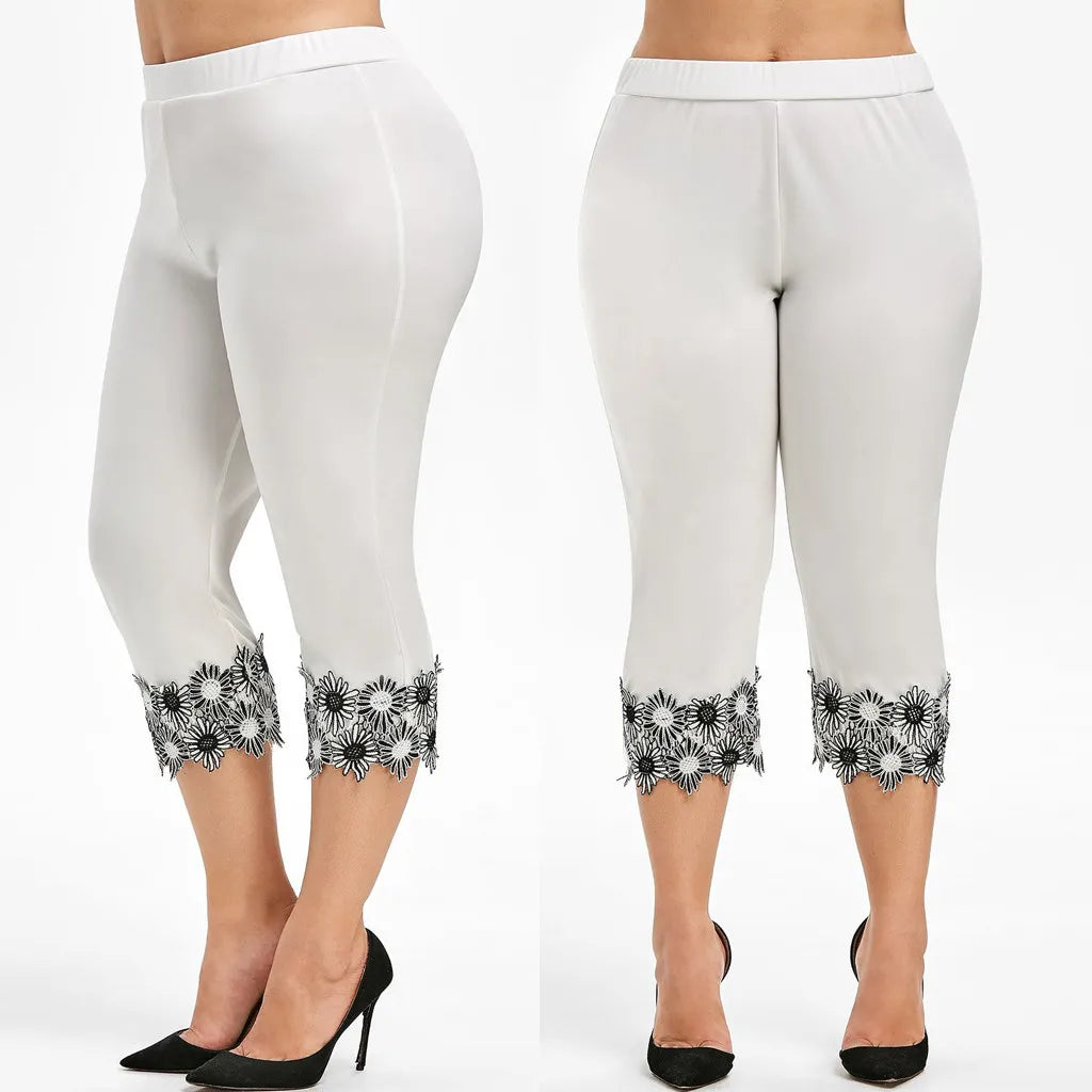 Fashion Women Leggings Casual Trousers .