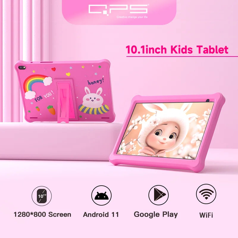 QPS 10 Inch Kids Tablets Android 11 .