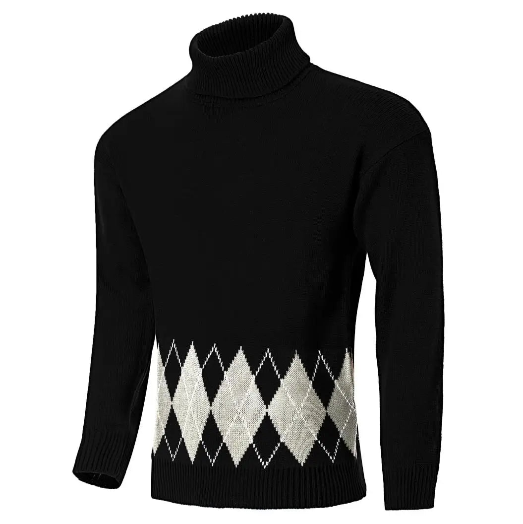 Men's Vintage Turtlenecks Sweater .