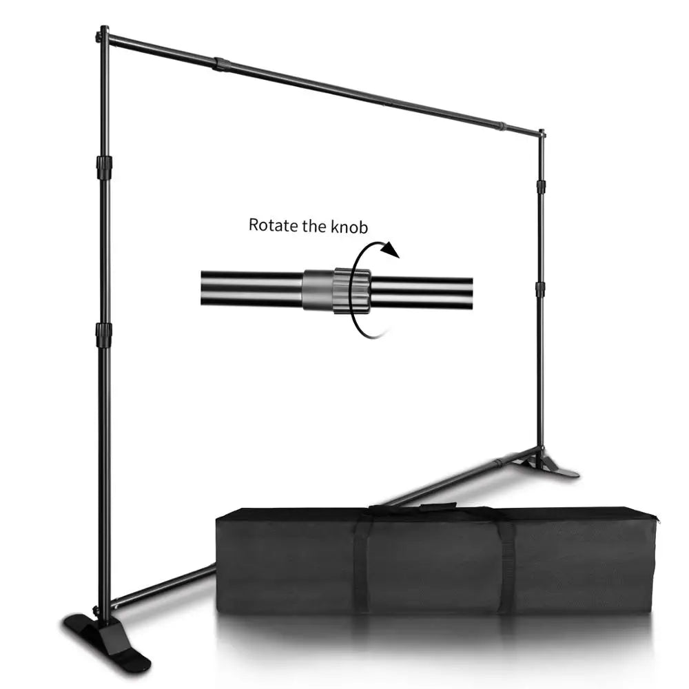 Double-Crossbar Backdrop Background Stand Kit.