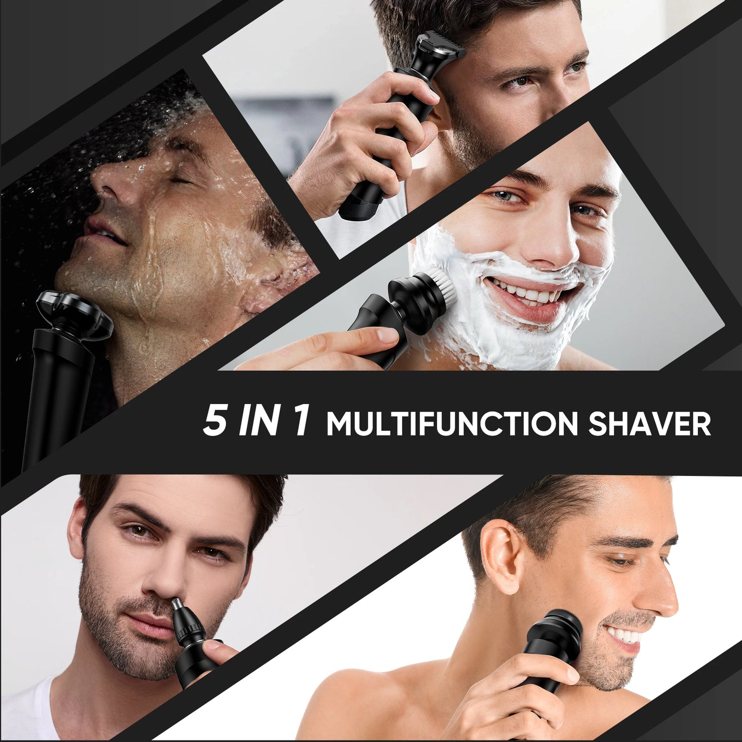 Men 5 in 1 Electric Razor Rechargeable '