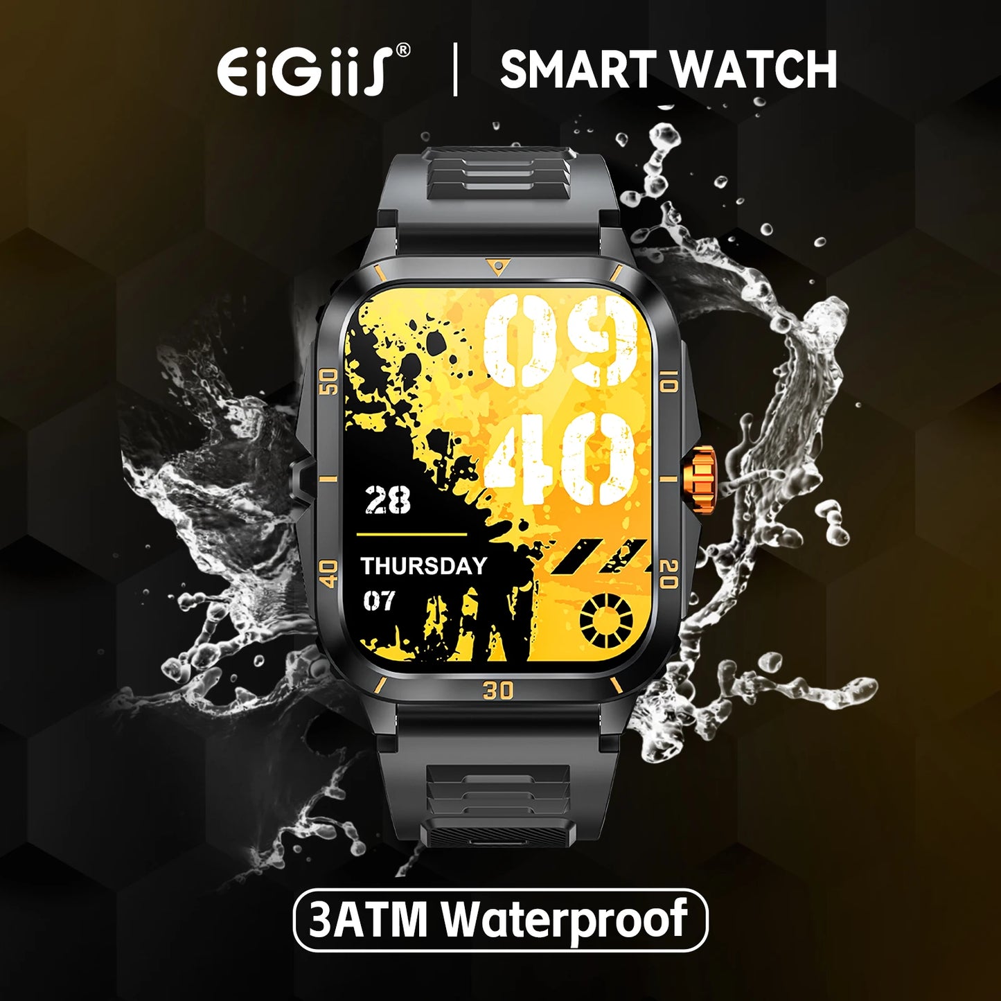 EIGIIS Smart Watch 3ATM Waterproof .