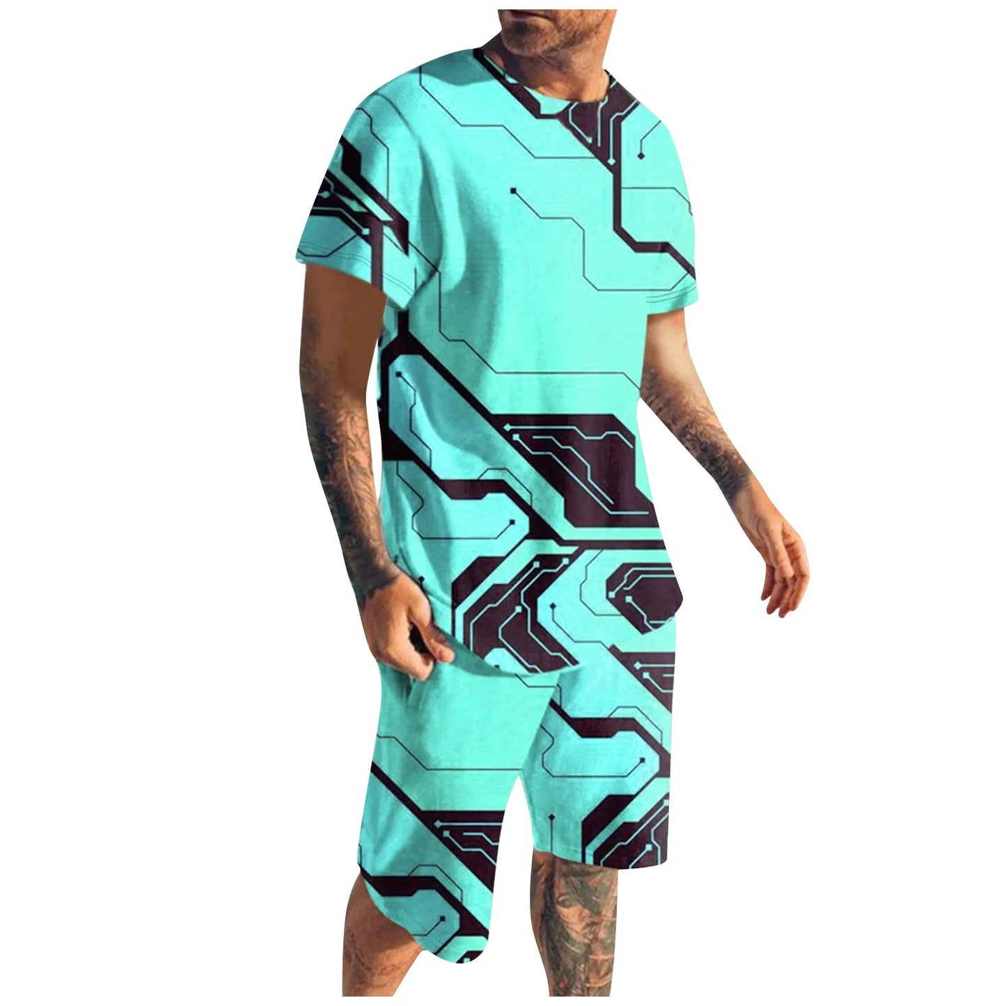 Men'S Summer 2 Piece Outfits .