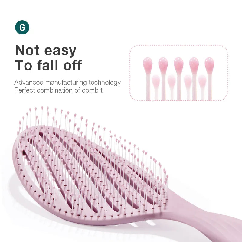 MR.GREEN Hollow Out Hair Brush Scalp Massage Combs Hair Styling Detangler.