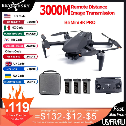 B5 Mini PRO Drone with Camera GPS .