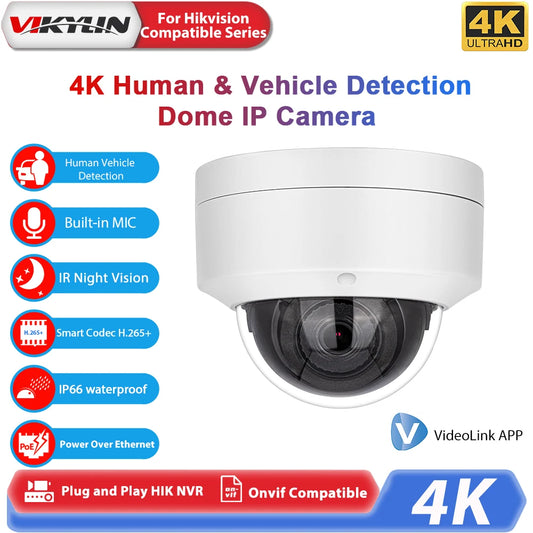 Vikylin 4K mini Dome IR night vision IP Camera .