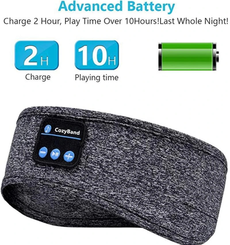 Bluetooth Earphones Sports Sleeping Headband .