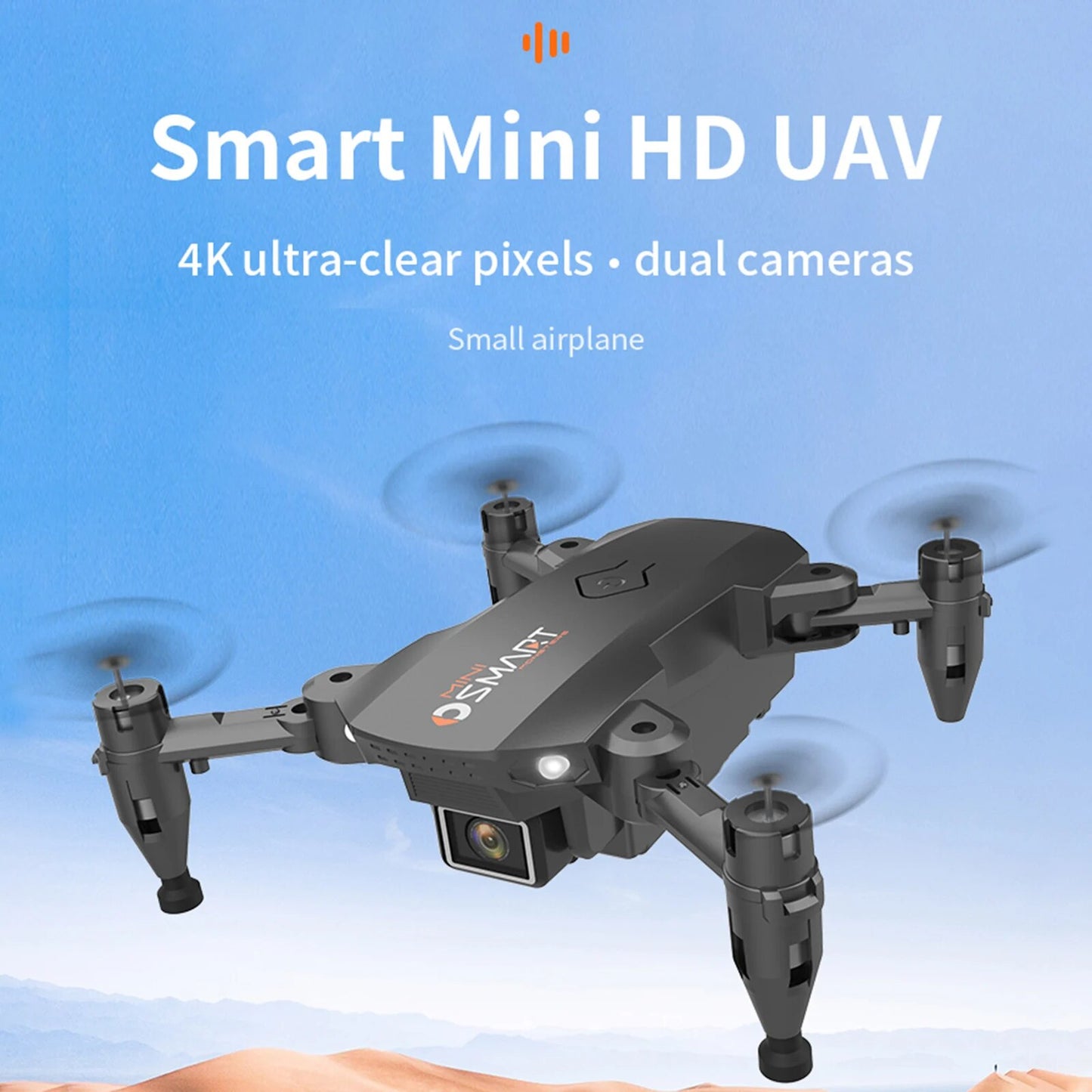 Professional Mini RC Drone 4K XT9 HD Dual Camera .