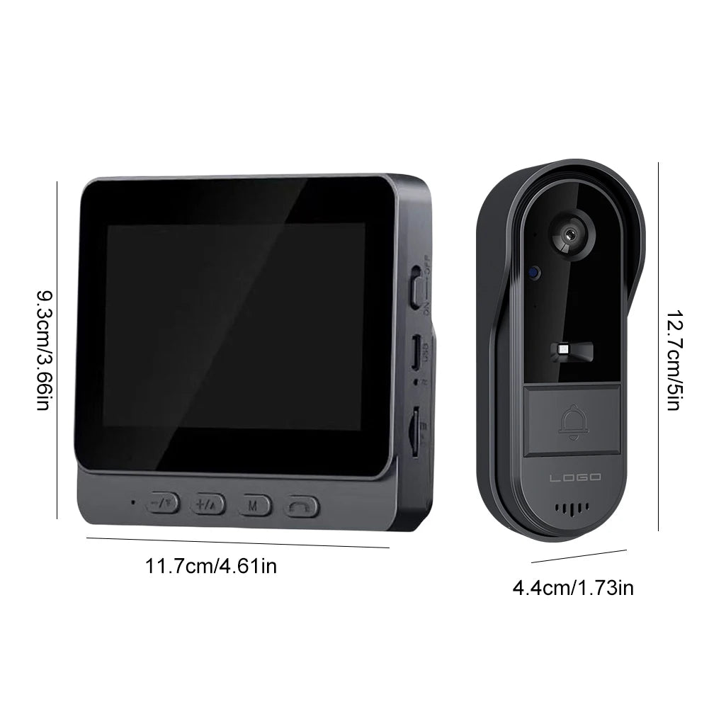 2.4G WiFi Wireless Video Doorbell .