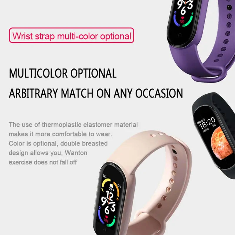 Smart Watch Heart Rate Fitness Tracker Blood Pressure.for Women &  Men.