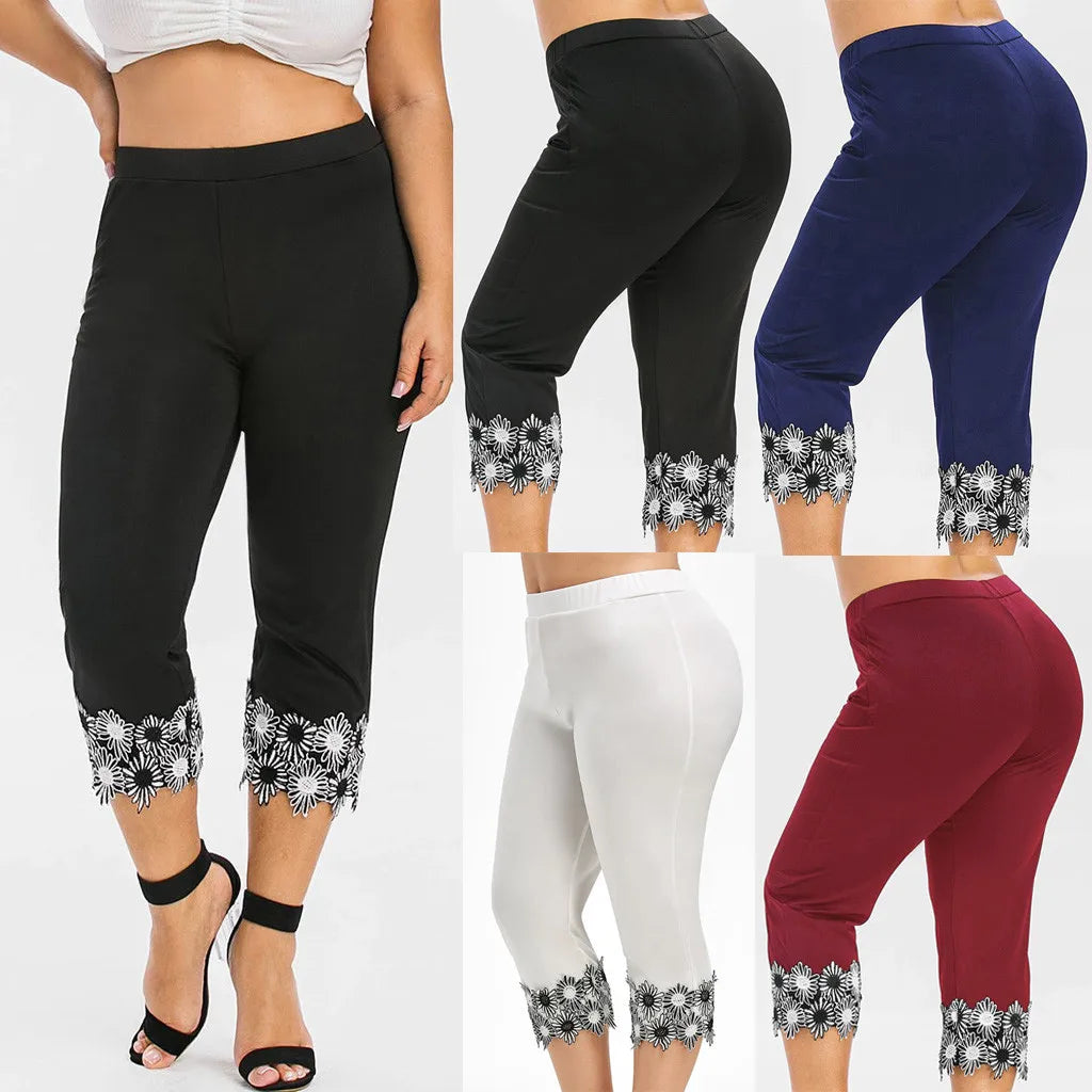 Fashion Women Leggings Casual Trousers .