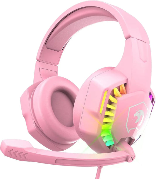 Wired Gaming Headset RGB Backlight Headphone.