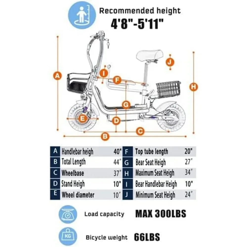 Electric Bike. Scooters for Adults