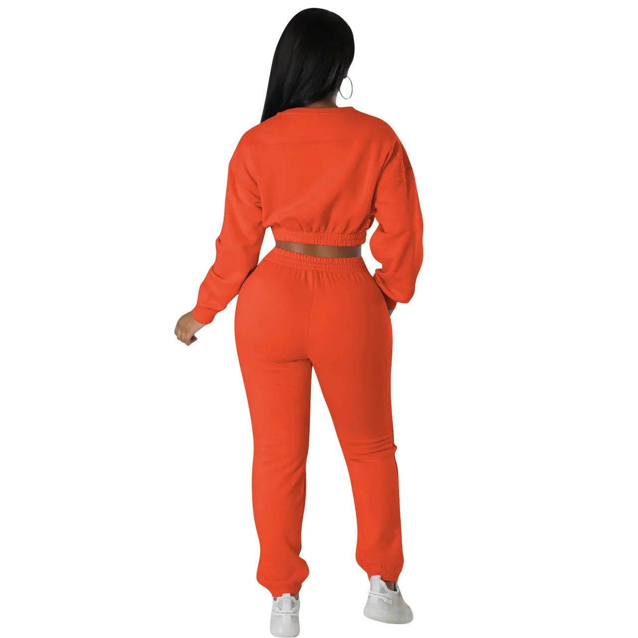 Prowow Women Tracksuits Crop Sweatshirts Pant Two Piece .